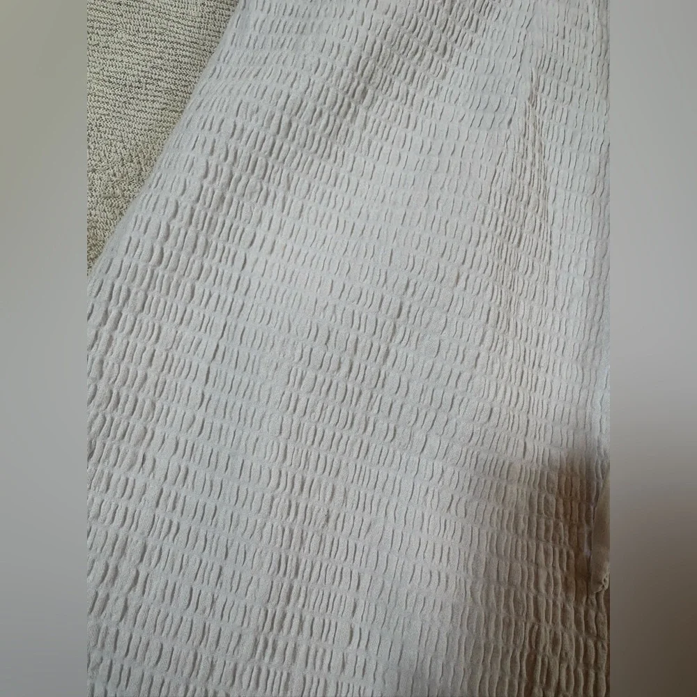Guess Charlotte Off-The-Shoulder A-Line Mini Dress Pure White - Picture 3 of 10